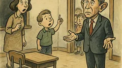 Vicc: George W. Bush bemegy az iskolába…